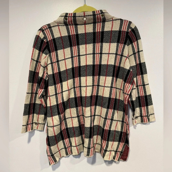 Belldini vintage patterned red black and white sweater - Picture 3 of 4